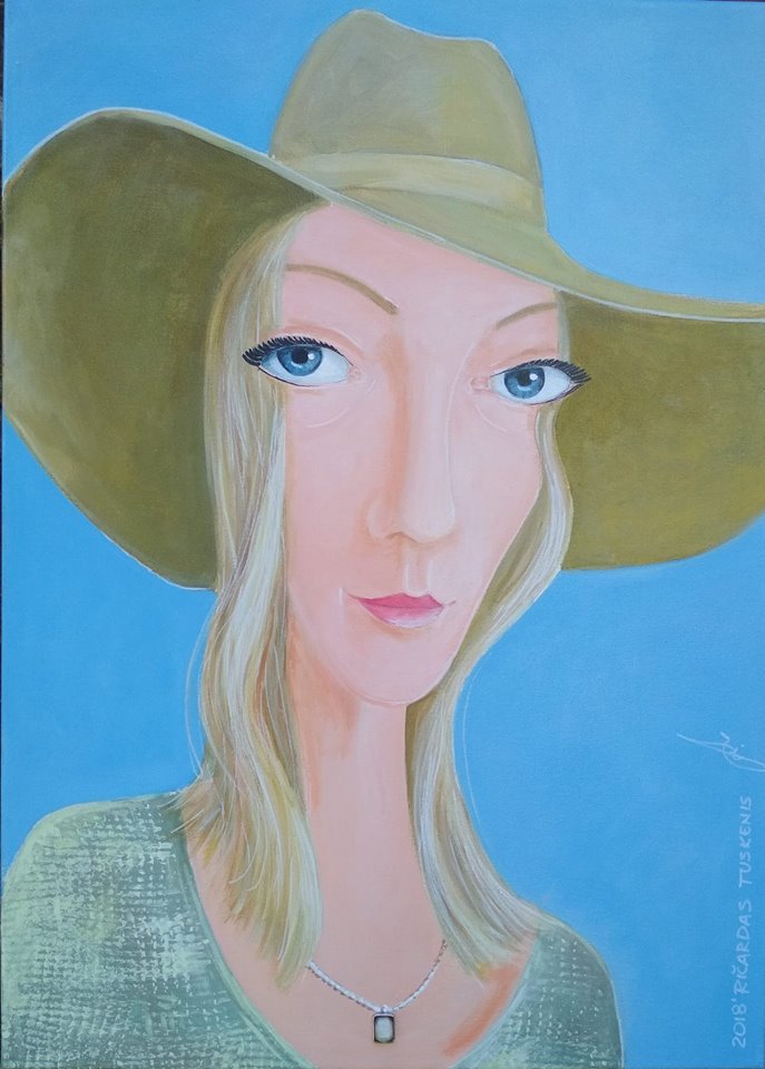 'ROSÉE' 50cm x 40cm Akrilas, drobė (2018) privati kolekcija 