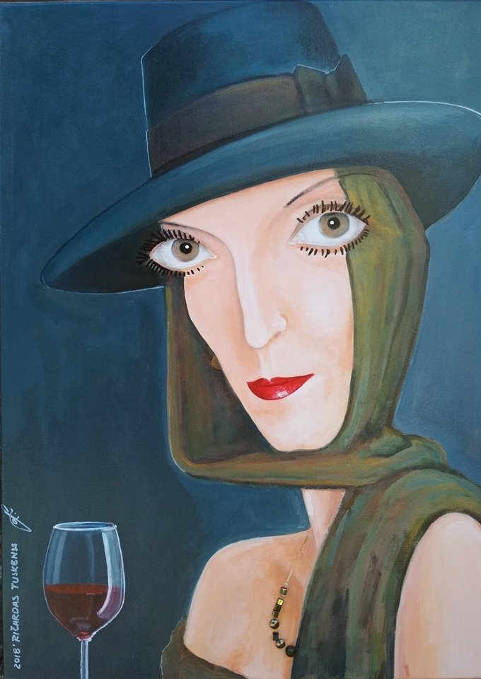 'ROSÉE' 50cm x 70cm Akrilas, drobė (2018)