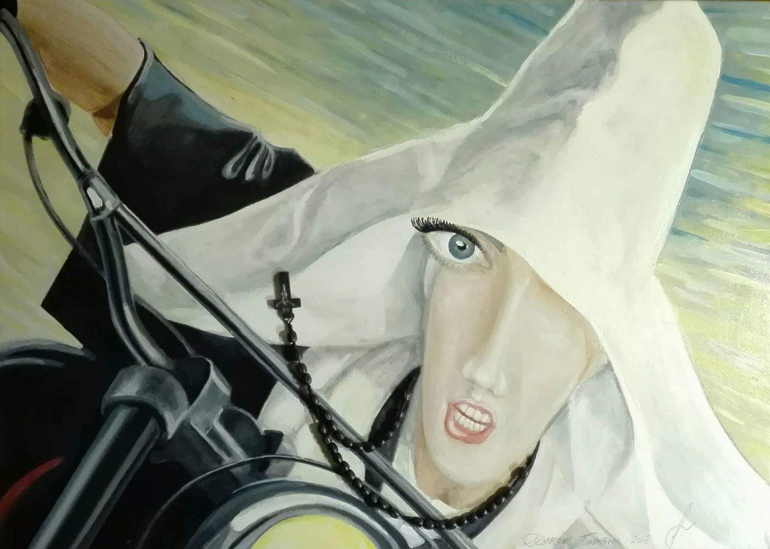 'Seselė' 50cm x 70cm Akrilas, lakas, drobė (2017)